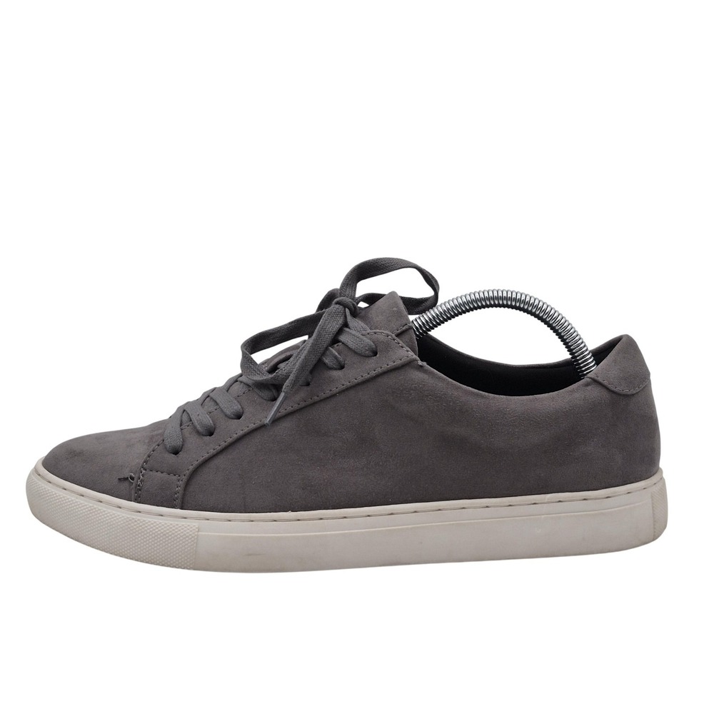 Alfani Grayson Shoes Mens Size 9.5 Gray Faux Suede Casual Memory Foam Sneakers